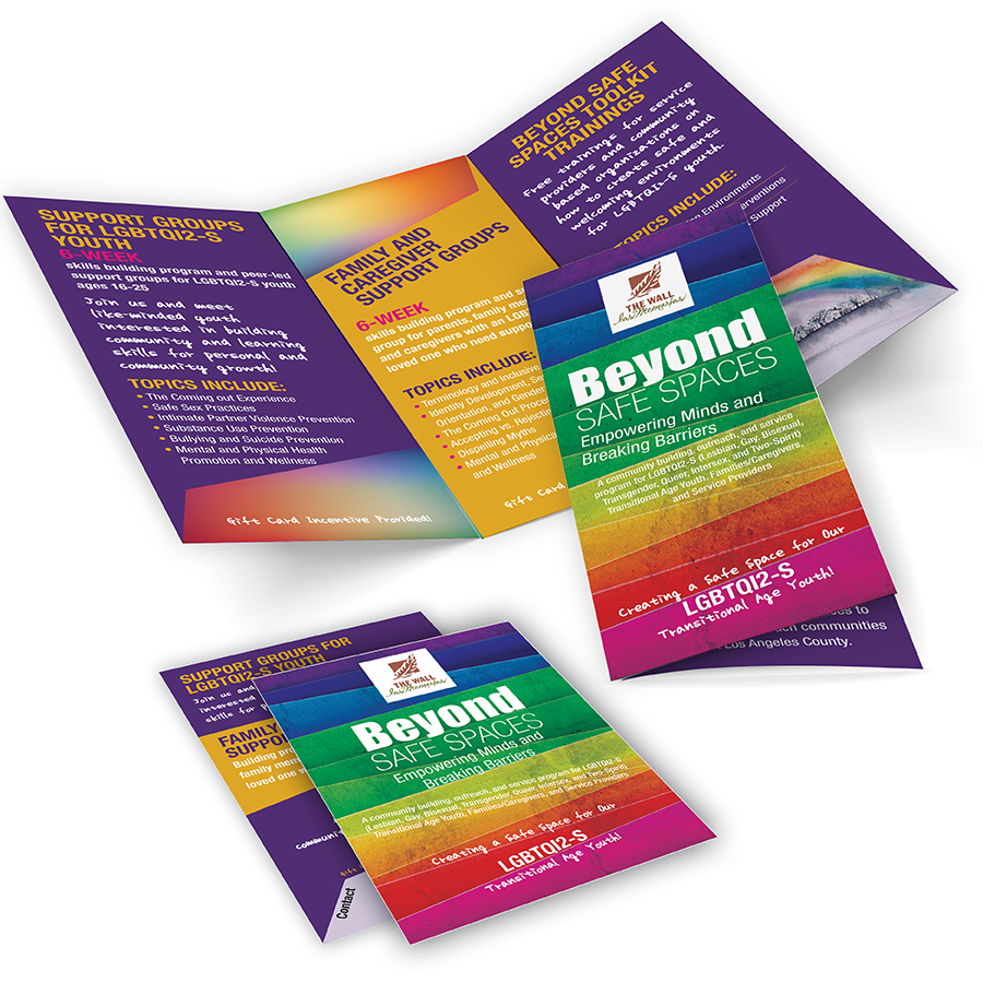 Beyond Safe Spaces Trifold and Postcard