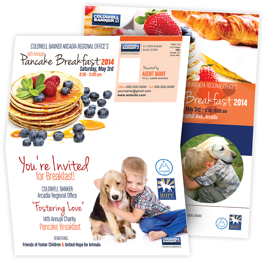 Pancake Breakfast Giveaway Mailers